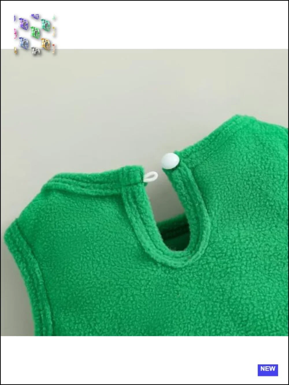 Infant Boys Girls Halloween Costume Sleeveless Striped Fleece Bodysuit and Hat